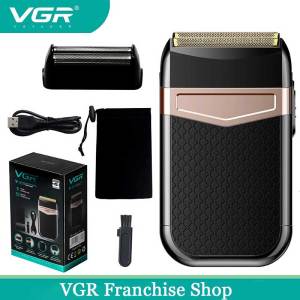 VGR V-331 USB Rechargeable Electric Shaver for Men Household Mens Cordless Foil Blead Shaver Shaving Machine Barber Trimmer