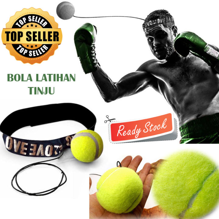Boxing Reflex Ball Training Love Olahraga Latian Tinju Alat