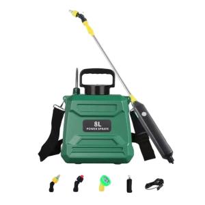 Rechargeable 8L Garden Expandable Rod 4 Pattern Ergonomic Shoulder Support For Outdoor Garden Us