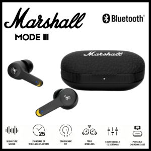 ♥100%Original Product+FREE Shipping♥ Mode III True Wireless Bluetooth Earphones in-Ear Headphones Sports Gaming Headsets Mashall Mode 3