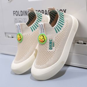 Giày Thể Thao Trẻ Em 6-14 Tuổi Lưới Thoáng Khí Đế Mềm Chống Trượt Size 26-35 Nam Nữ