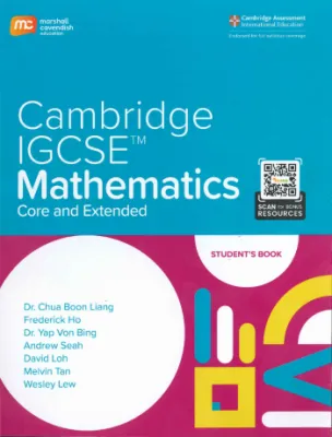 CAMBRIDGE IGCSE CORE AND EXTENDED MATHEMATICS (0580) SB - 9789815108569 - MARSHALL CAVENDISH - SPEEDBOOKS.MY