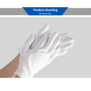 Breathable Anti-Skid Protective Gloves/High Stretch Soft Cotton Wear-Resistant Work Glove Household Glove
