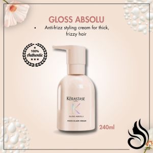 Kerastase Gloss Absolu Frizz Glaze Cream (240ml) - Anti-Frizz Curly & Coily