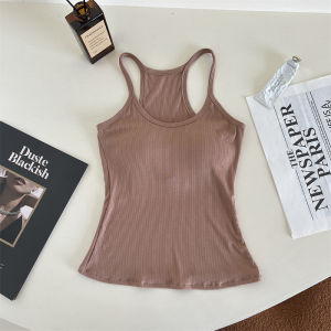 ⚡Port⚡ blouses women new style 2025 Summer Camisole Cotton Sleeveless Top Women Plain Tank Top 2️⃣0️⃣2️⃣5️⃣