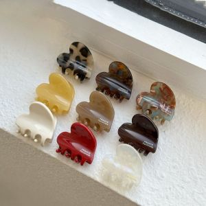 MYCOLOR กรดอะซิติก กิ๊บติดผมรูปหัวใจรัก คลิปด้านข้าง Y2K กิ๊ปติดผมอาซีเตท เรโทร อุปกรณ์เสริมผม กิ๊บติดผม ปาร์ตี้งานปาร์ตี้