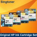 [Original] HP 564 Black Cyan Magenta Yellow Ink Cartridge for deskjet 3070a 3520 OfficeJet 4610 4620 Photosmart 5510 5520 6510 6520 7510 7520 B109a B109n B110a B8550 C5380 C6375 C6380 D5460 B209A B210A C309A C309G C310A C410A C510A  hp564 564. 