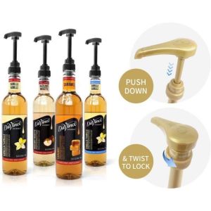 3PCS Syrup Pump Milk Tea Liquid Dispenser Portable Monin Syrup Juice Bottle Dispenser Pump Kitchen Tools