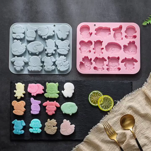 Silicone Chocolate Mold Chinese Zodiac Shape Candy Moulds Baking Utensils Silicone Material Suitable for DIY Hand-Making