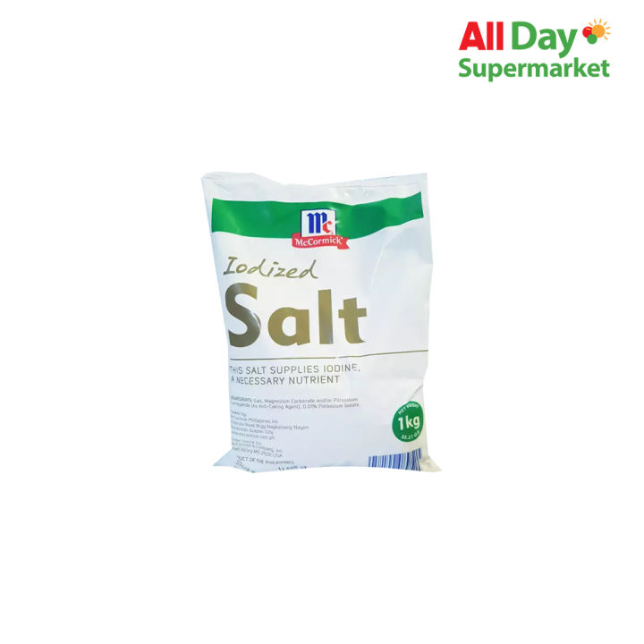 Mc cormick Iodized Salt 1KG Lazada PH