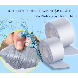 Keo dán chống thấm chống dột mái tôn tường nhà chất lượng ( cao 5cm/10cm/15cm/20cm x dài 5m)