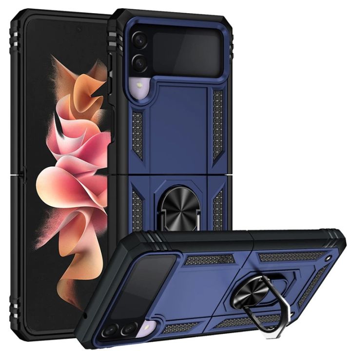 EllaStuff Samsung Galaxy Z Flip 3 5G ROBOT ARMOR RING Casing Hp Samsung ...