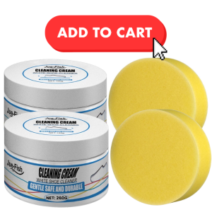 Whitening Shoe Cleaning Cream Multipurpose Shoe Cleaner Leather Shoes/Bags Effective Dirt Removal