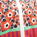 Rtw Studio Kemeja Lengan Pendek Wanita Print Cara Leopard Easy Orange. 