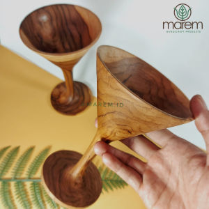 GELAS MINUM KAYU UNIK | HIASAN MEJA MAKAN