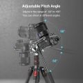 SmallRig หัวจ่ายน้ำมันขาตั้งกล้องวิดีโอ (รับน้ำหนักสูงสุด5กก.) พร้อมที่จับยืดได้ (ด้ามจับซ้าย/ขวาและปรับความยาว) Arca Swiss แผ่นปลดเร็วสำหรับกล้อง DSLR ขนาดกะทัดรัดมิเรอร์เลส3457. 