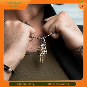 ❣️❣️❣️ Fashion Mechanical Bionic Hand Pendant With Chain For Men Women Creative Movable Finger Joints Robot Hand Necklace Jewelry