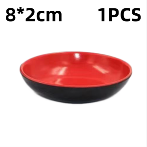 6pcs Sauce Dish Seasoning Dipping Dish Hot Pot Seasoning Dipping Plate Snack Container Kitchen Mini Dipping Dish Colorful Vomiting Disc