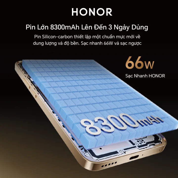 [ƯU ĐÃI] Điện Thoại Honor X9d 5G 8/12GB + 256/512GB, Chip Snapdragon 6 Gen 4, Pin 8300 mAh, Kháng Nước IP69K, Bảo Hành 24 Tháng | BigBuy360 - bigbuy360.vn