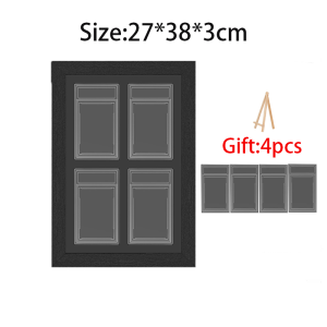 Acrylic Card Display Case Hangable Graded Card Cabinet UV-cut Magnetic Display Frame Hold 8 PSA Card
