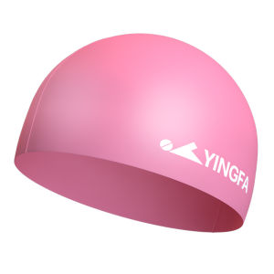 YINGFA Silicone Swimming Cap for Women Men Durable Non-Slip Waterproof Swim Hat Protect Ears Long Hair for Adults Older Kids Boys and Girls