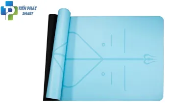 Thảm Tập Yoga 5mm Cao Su PU Định Tuyến Cao Cấp TẶNG KÈM TÚI + DÂY BUỘC Hàng Loại 1 Chính Hãng Tienphatsmart