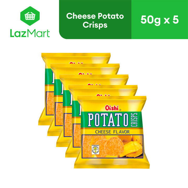 Potato Crisps Cheese Flavor 50G - Pack of 5