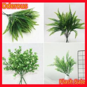 Oderous Artificial Plants Leaf Foliage Bush Home Office Garden Wedding Decors