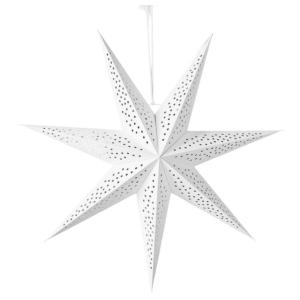 Christmas Paper 7 Point Star Ceiling Hanging Decoration Cardboard Holiday Party Ornament for Home and Office