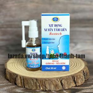 XỊT HỌNG XUYÊN TÂM LIÊN Roxtech Vệ sinh khoang miệng giúp làm sạch họng mát họng hỗ trợ điều trị cảm cúm do vi khuẩn