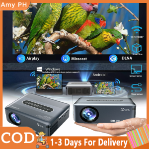 1080P Smart Projector with Wifi 8K Ultra HD Smart TV Cellphone Portable Projector 12000 Lumens Android Projector Home Theater