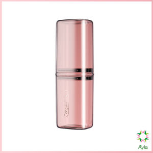 Ayla กล่องแปรงสีฟันเดินทาง แบบโปร่งแสง กล่องเก็บของแบบพกพา toothbrush box