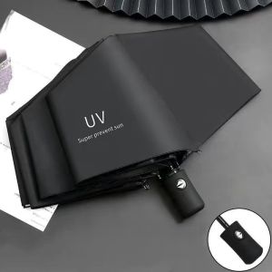 Umbrella Automatic Sunny Umbrella Anti-ultraviolet Folding UmbrellaMen Women uv Design