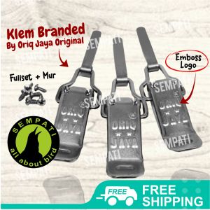 SEMPATI Jepitan Klem Koper Overpal Polos Besi Oriq Jaya Original Plat Jepit Penjepit Tebok Sangkar Kandang Burung Love Bird Murai Branjangan Pleci Dll KLPOJ