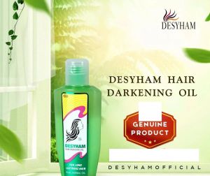 DESYHAM HAIR DARKENING HERBAL OIL 125ML FOR LONG LUSTROUS HAIR