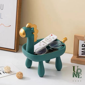 UoneHome พร้อมส่ง H031 ของแต่งบ้าน ถาดวางของรูปม้า วัสดุเรซิน ถาดเอนกประสงค์ ของตกแต่ง ดีไซน์ทันสมัยน่ารัก ของขวัญ