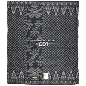 Sarung Wadimor Motif Bali Hitam