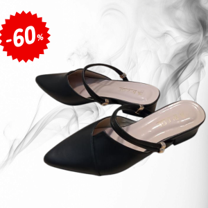 Sandal wanita kekinian mules hells hak 3cm cocok buat arisan kondangan dan jalan santai BLG an01