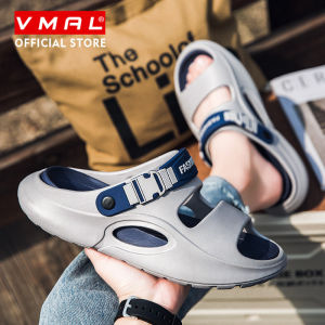 VMAL Summer Mens Outdoor Sandals Slippers Beach Comfortable Thick Soft Clogs Men Casual Water Garden Shoes Men Beach Sandals 38-45