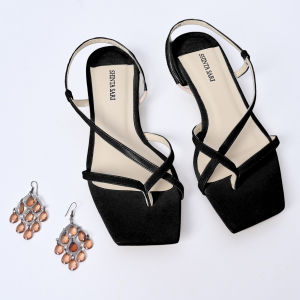 Sepatu Sandal Chalondra Sandal Heel Wanita Hak 4cm