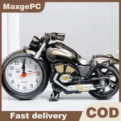 MaxgePC Cổ Điển Đồng Hồ Báo Thức Xe Máy Mô Hình Bàn Đồng Hồ Máy Tính Để Bàn Đồng Hồ Báo Thức Đầu Giường Đồng Hồ Trang Trí Nội Thất Cho Văn Phòng Phòng Ngủ Đầu Giường