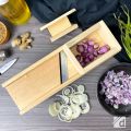 Alat Pengiris Bawang Merah dan Keripik Kentang Serbaguna Bahan Kayu jati. 
