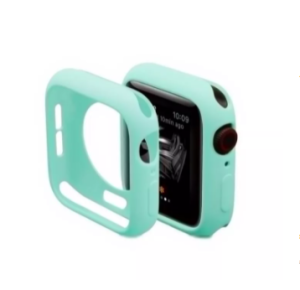 BassPal Ốp Silicon Chất Lượng Cao Màu Kẹo Ngọt Mềm Cho Apple Watch 8 7 41MM 45MM 3 2 1 38MM 42MM Ốp Bảo Vệ Cho I Watch Series 4 6 SE 5 40MM 44MM