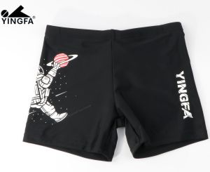 YINGFA Kids Swim Trunks Boys 2-16 Years Quick-Dry Cartoon Swim Shorts with Lining Breathable Training Swimwear for Toddler to Teen
