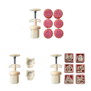 30g/50g Dessert Pressing Molds 3D Nezha Shape Baking Pastries Molds ABS Texture Dessert Tool for Family and Party