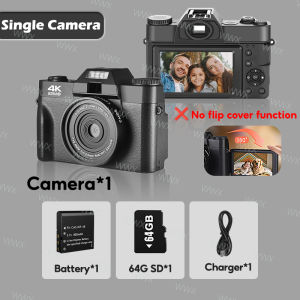 Komery 4K digital cameras for photography and video recording-56 megapixel digital single-point and double