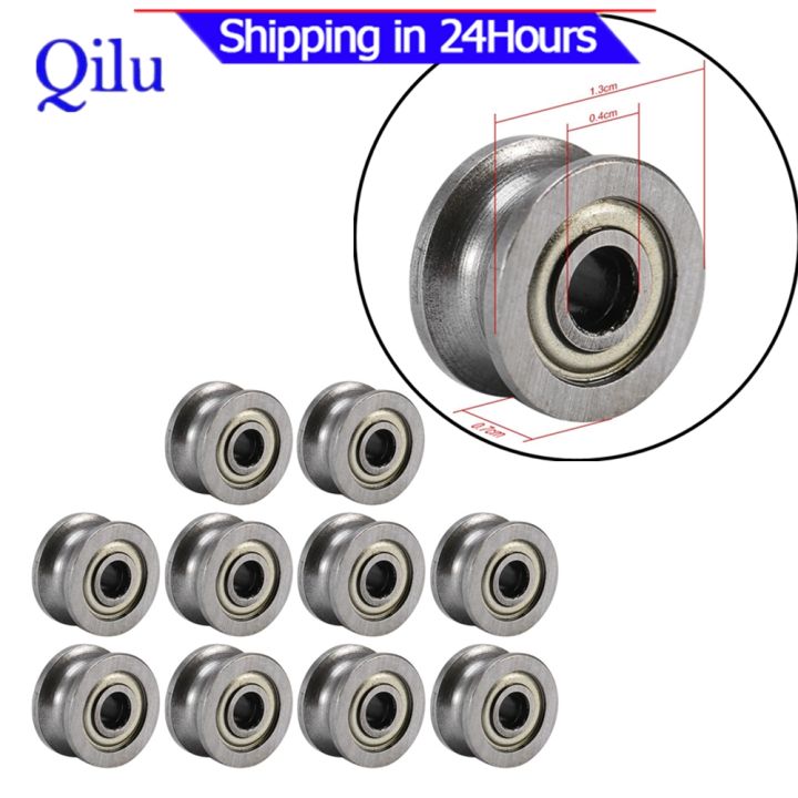 Yotown 10 Cái U6.6zz U Rãnh Vòng Bi Puli Dẫn Hướng Cho Đường Sắt Theo ...