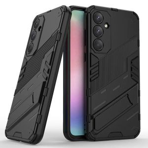 Shockproof Case For Samsung Galaxy A35 A55 M14 A22 A52 A52 5G A32 A72 A72 A33 A53 A73 A15 A25 F14 Phone Cover Casing Stand Holder Bracket Armor All-inclusive SoftTPU Edge Hard PCBack Case Anti Drop