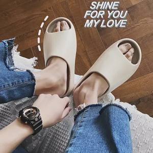 WomenS Summer Outdoor Fashionable And Unique Beach Sandals MenS Trendy Thick-Soled Slide Sandals Coconut Non-Slip Slippers