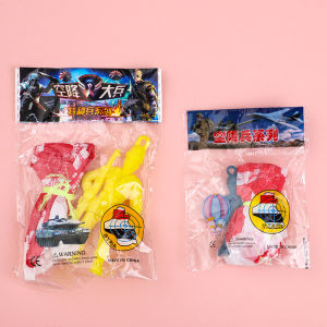 Set 2 cái đồ chơi lính nhựa nhảy dù bằng nilong